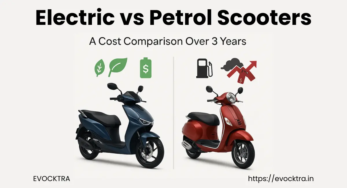 Electric vs Petrol Scooters: A Cost Comparison Over 3 Years